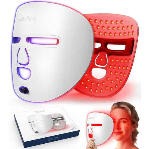 LED Face Mask Facial Care Tool, Red Light Therapy Mask For Face For