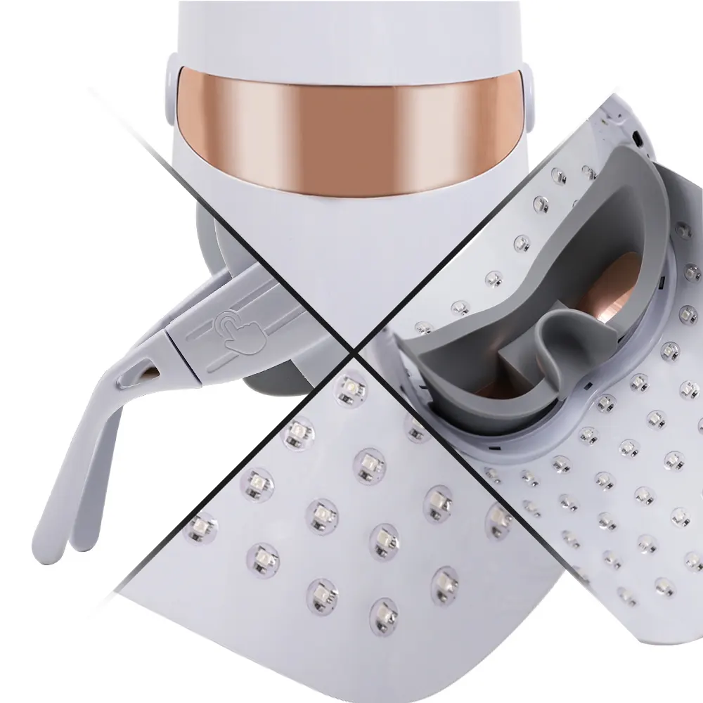 7-Color LED Light Therapy Facial Steamer with Mask Removal Function